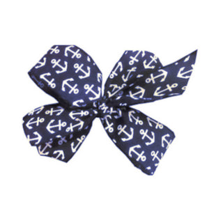 Bows For Peachy Pendants Bags and Hats: Navy White Stripe