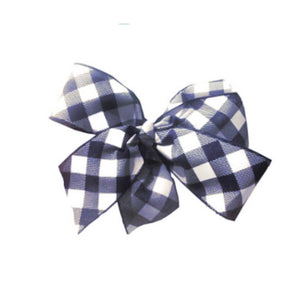 Bows For Peachy Pendants Bags and Hats: Navy White Stripe